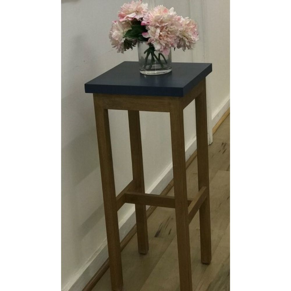 Charcoal Top Barstool/Tall Side Table 81cms high - Notbrand