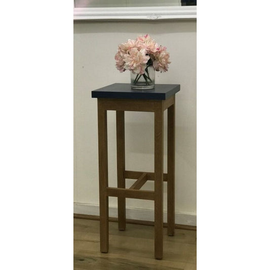 Charcoal Top Barstool/Tall Side Table 81cms high - Notbrand