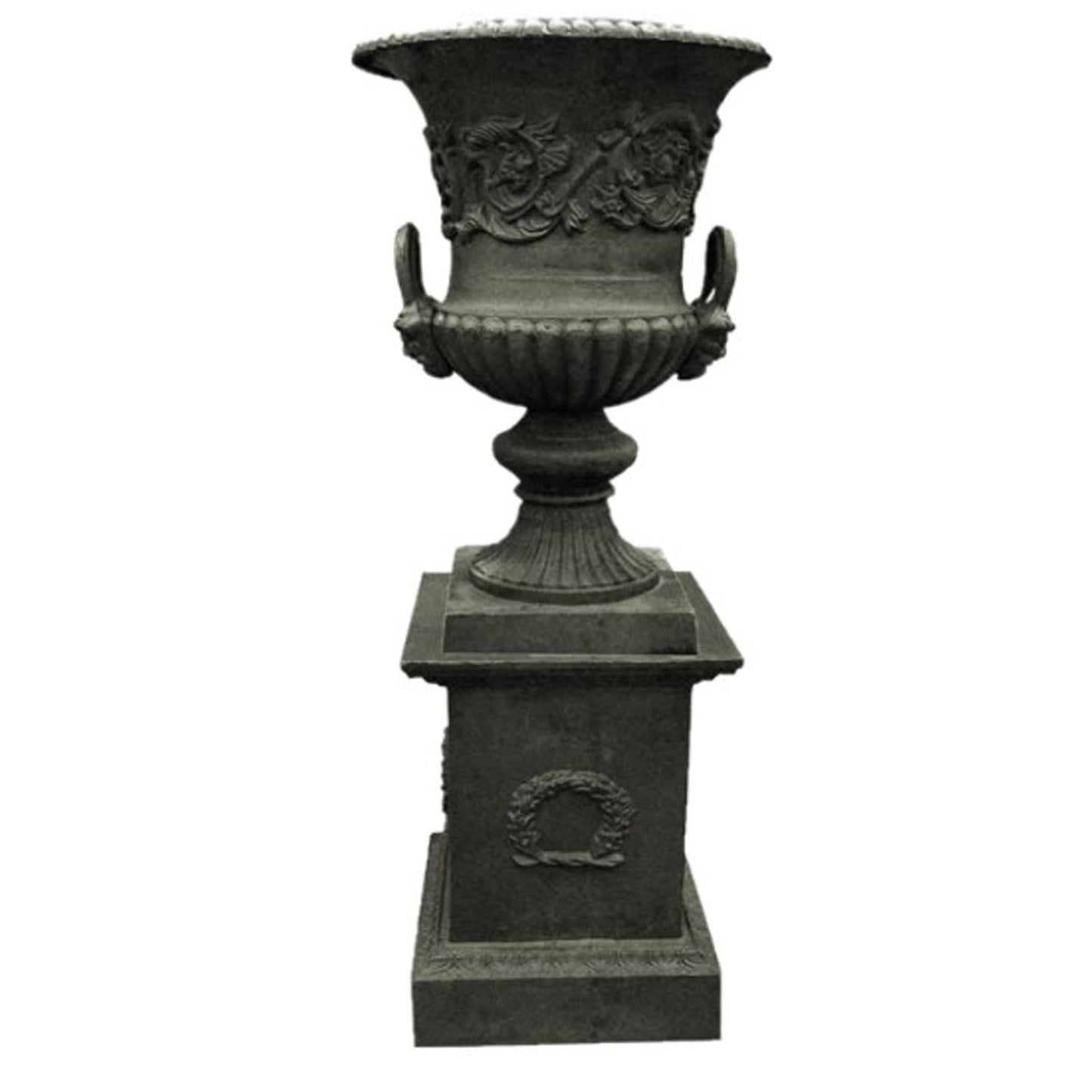 Milano Cast Iron Urn - Antique - House of Hyne