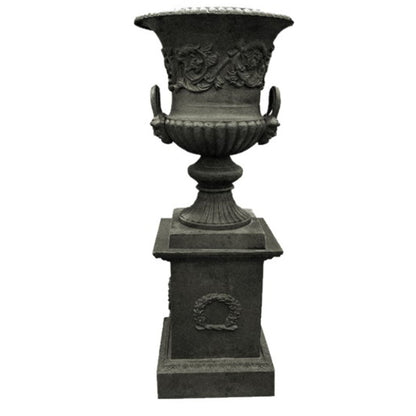 Milano Cast Iron Urn - Antique - House of Hyne