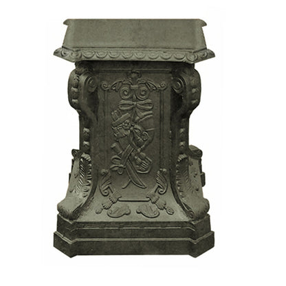 Romano Cast Iron Urn Base - Antique - House of Hyne