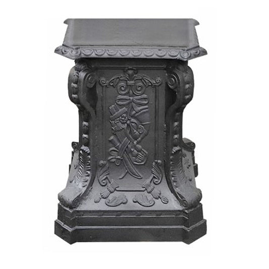 Romano Urn Base Cast Iron Black - House of Hyne