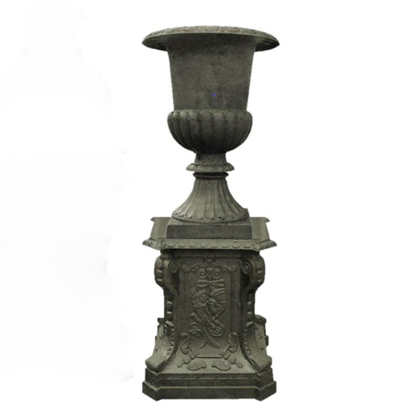 Romano Cast Iron Urn - Antique - House of Hyne