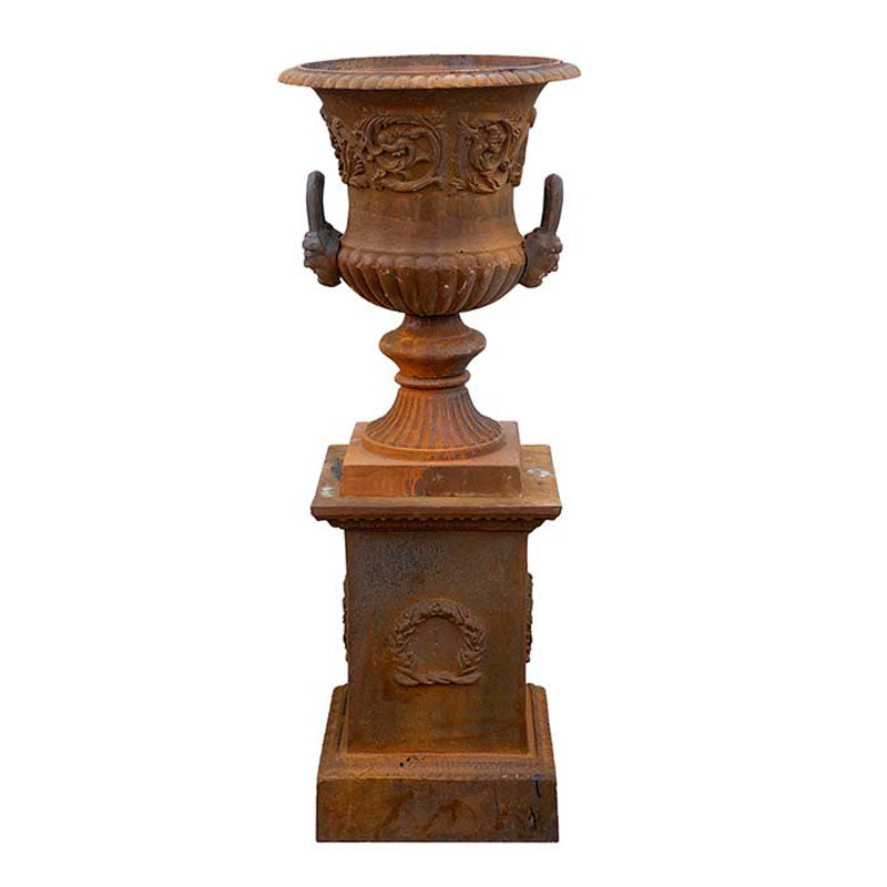 Varese Cast Iron Urn - Rust - House of Hyne