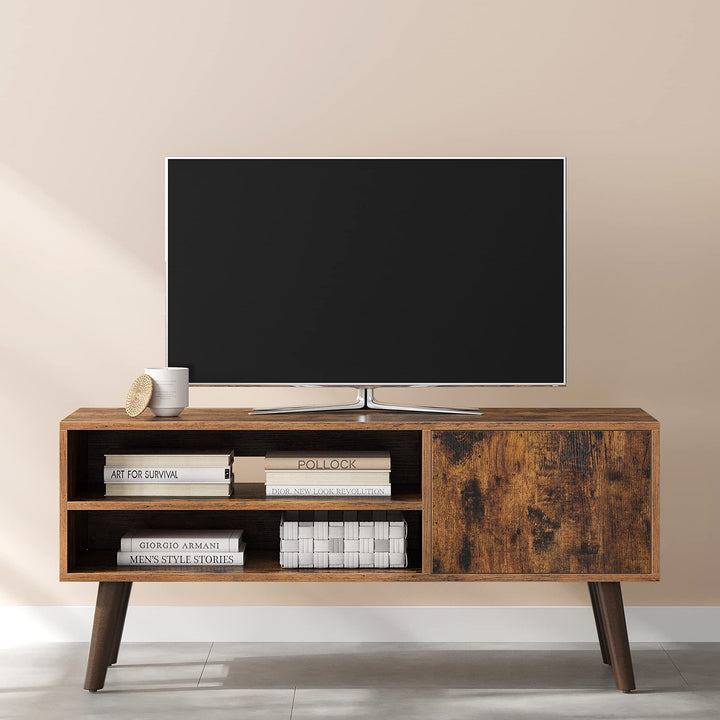 Wooden Look TV Console Stand With Storage Shelf & Cupboard - Notbrand