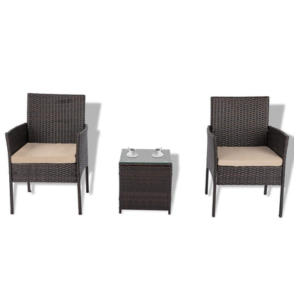 Altisnu Delightful 2 Seater Outdoor Bistro Set - 3 Pieces - Notbrand