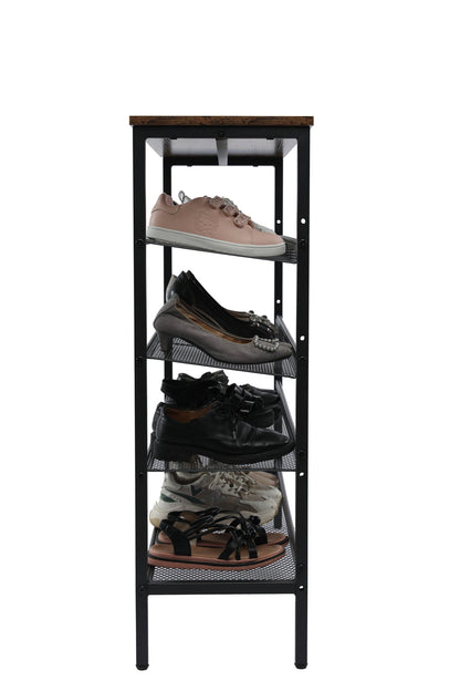 Ewart Whisper 5 Tier Flat & Slant Adjustable Shoe Rack - Large - Notbrand