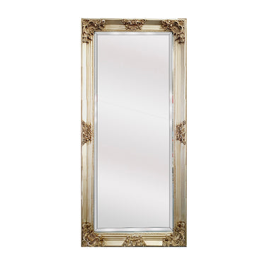 Deluxe French Provincial Ornate Mirror in Champagne - 170cmH - Notbrand