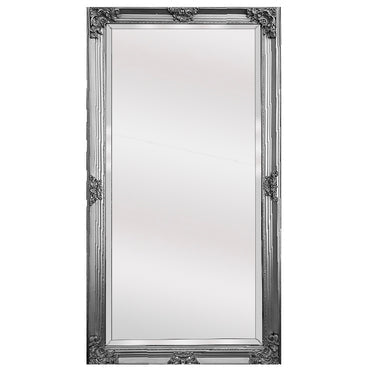 Deluxe French Provincial Ornate Mirror - Antique Silver