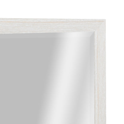 Foxglove Dressing Table Mirror with Mountain Ash Wood Frame - White - Notbrand