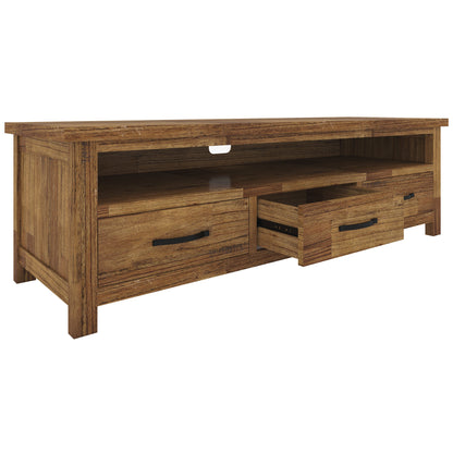 Birdsville TV Unit, Solid Mt Ash Wood in Brown, with 3 Drawers
- House of Hyne