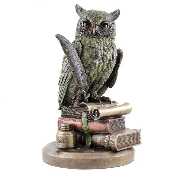 Wise Owl Bronze Figurine - Notbrand