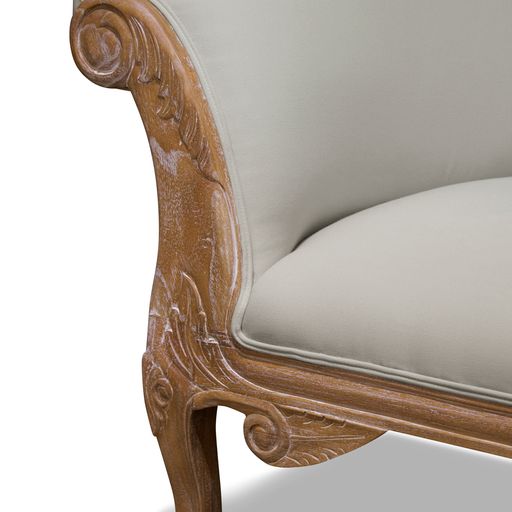 Warui Mindy Wood Right Hand Facing Chaise - Weathered Oak - House of Hyne