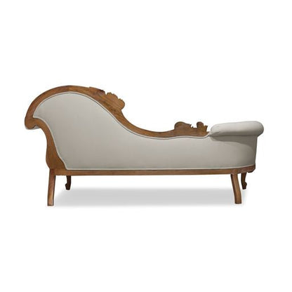 Warui Mindy Wood Right Hand Facing Chaise - Weathered Oak - House of Hyne