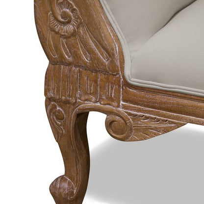 Warui Mindy Wood Right Hand Facing Chaise - Weathered Oak - House of Hyne