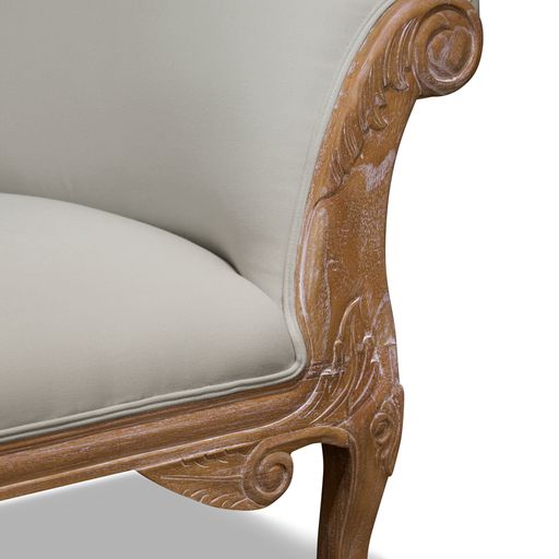 Warui Mindy Wood Right Hand Facing Chaise - Weathered Oak - House of Hyne