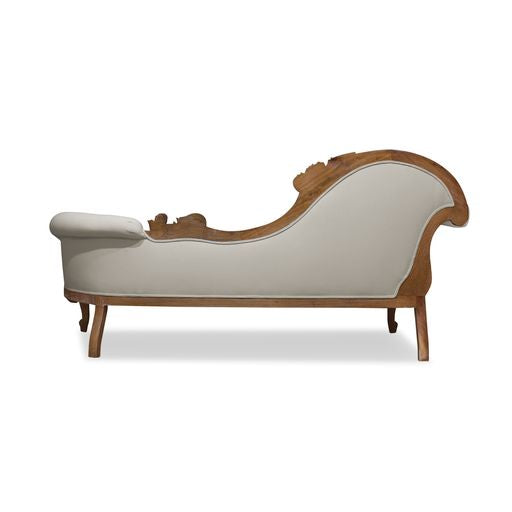 Warui Mindy Wood Right Hand Facing Chaise - Weathered Oak - House of Hyne