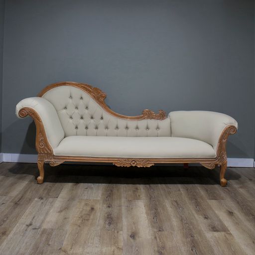 Warui Mindy Wood Right Hand Facing Chaise - Weathered Oak - House of Hyne