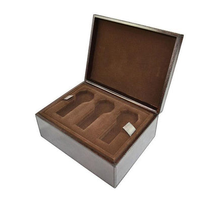 Blynn Dark Auburn Shade Leather Watch Box - Notbrand