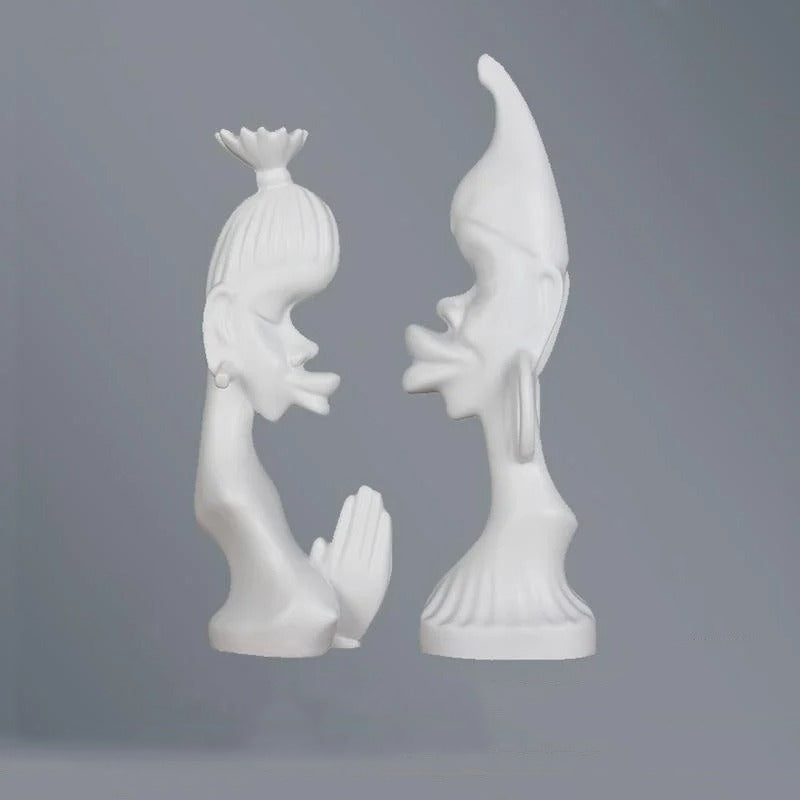 Whimsical Couple Sculpture - Notbrand