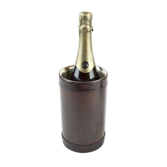 Dark Leather Wine Chiller - Notbrand