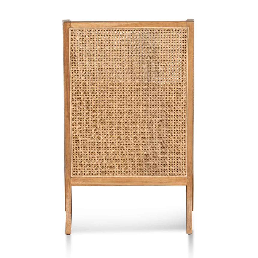 Busid Natural Wingback Rattan Armchair - HouseofHyne