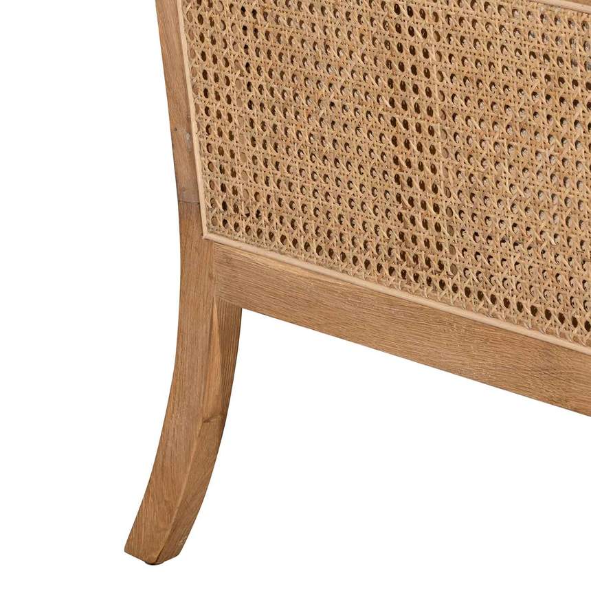 Busid Natural Wingback Rattan Armchair - HouseofHyne