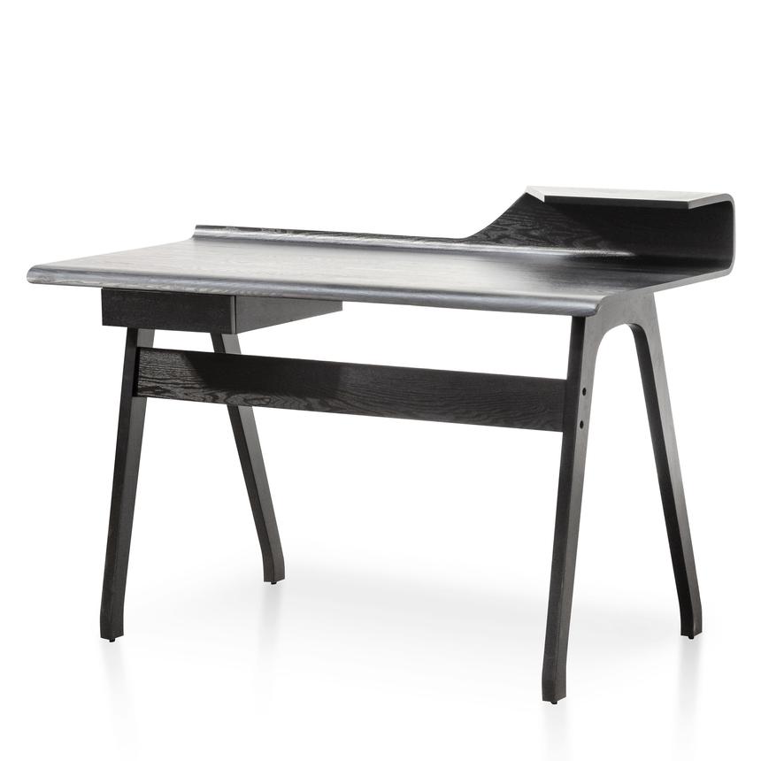 Wooden Home Office Desk - Black - Notbrand