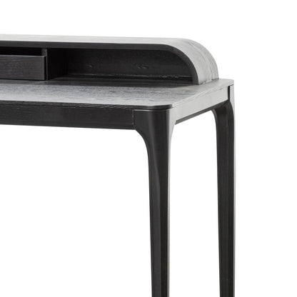 Wooden Home Office Desk - Black - Notbrand