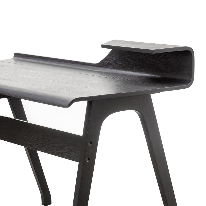 Wooden Home Office Desk - Black - Notbrand