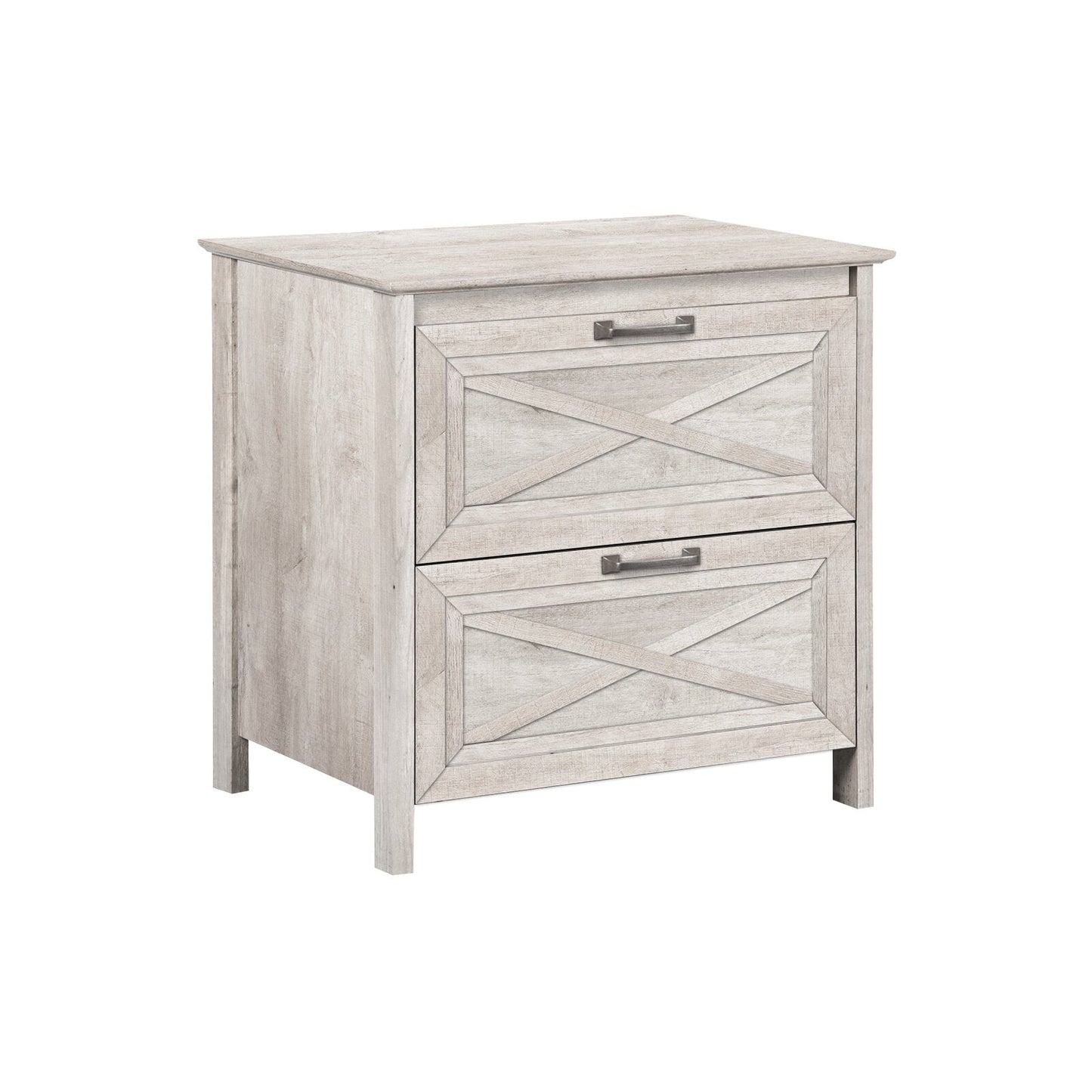 Joanna 2 Drawer Filing Cabinet - Washed Grey - Notbrand