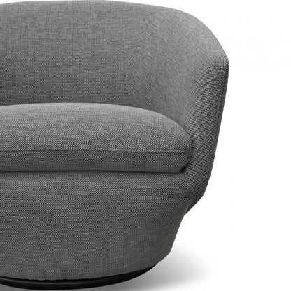 Nordic Grey Swivel Chair - House of Hyne