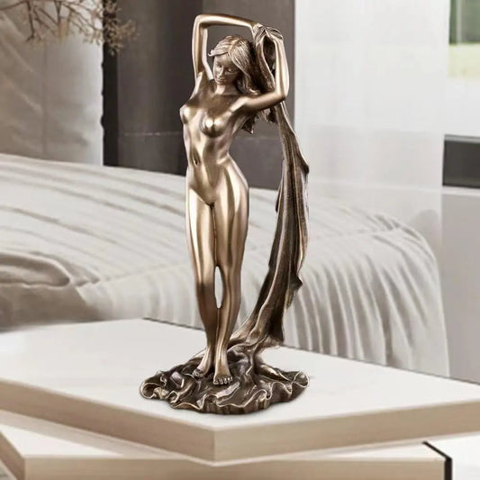 Feminine Grace Resin Woman Figure - Notbrand