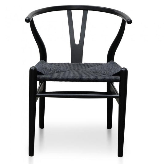 Hans Wegner Premium Replica Wishbone Chair Black - Notbrand