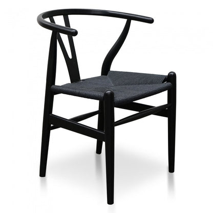 Hans Wegner Premium Replica Wishbone Chair Black - Notbrand