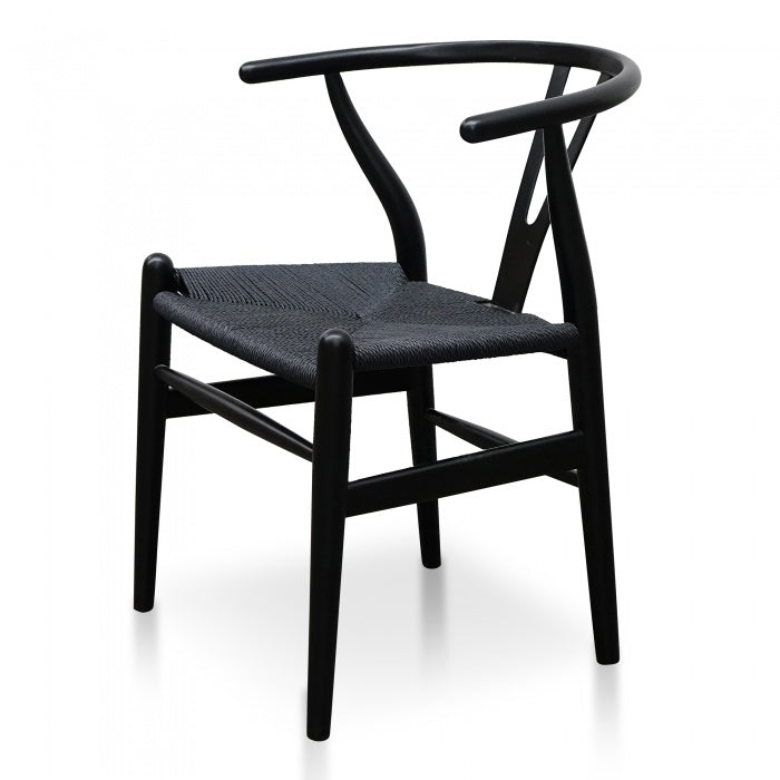 Hans Wegner Premium Replica Wishbone Chair Black - Notbrand