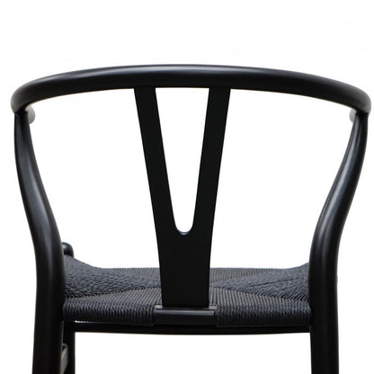 Hans Wegner Premium Replica Wishbone Chair Black - Notbrand