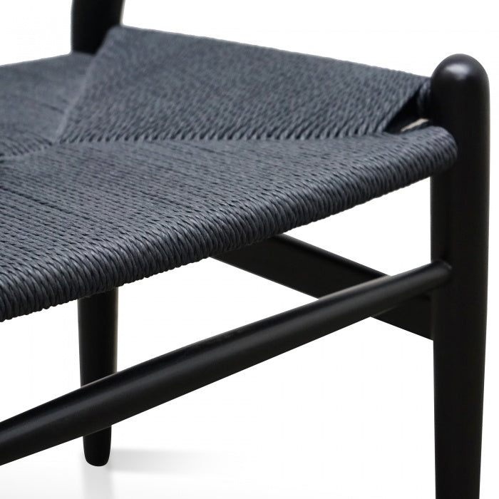 Hans Wegner Premium Replica Wishbone Chair Black - Notbrand