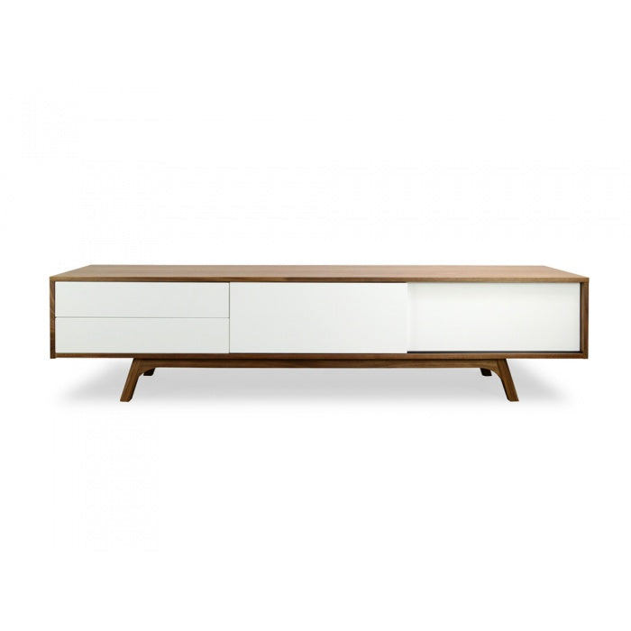 James Lowling Scandinavian TV Entertainment Unit - Walnut 2.1m - Notbrand