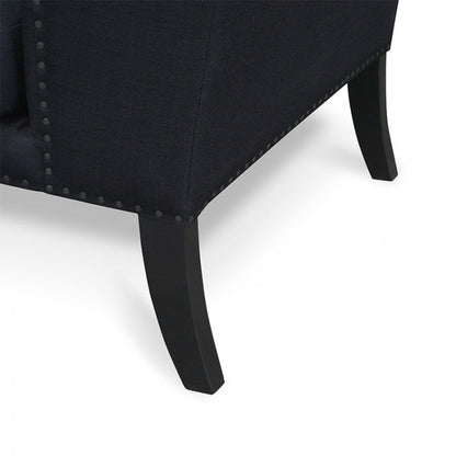 Johnson Lounge Chair in Black - Notbrand