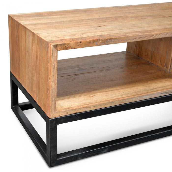 Dennis Reclaimed Elm TV Entertainment Unit 2.2m - Notbrand