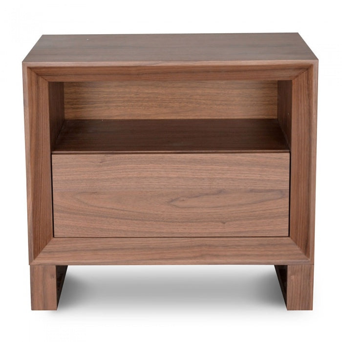 Liam Bedside Table - Walnut - Notbrand