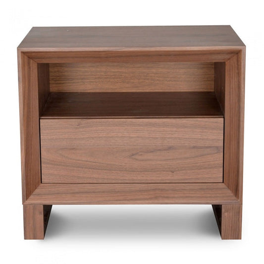 Liam Bedside Table - Walnut - Notbrand