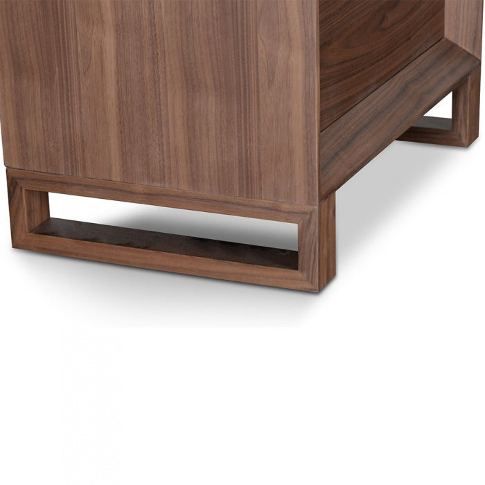 Liam Bedside Table - Walnut - Notbrand