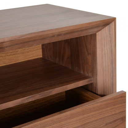 Liam Bedside Table - Walnut - Notbrand