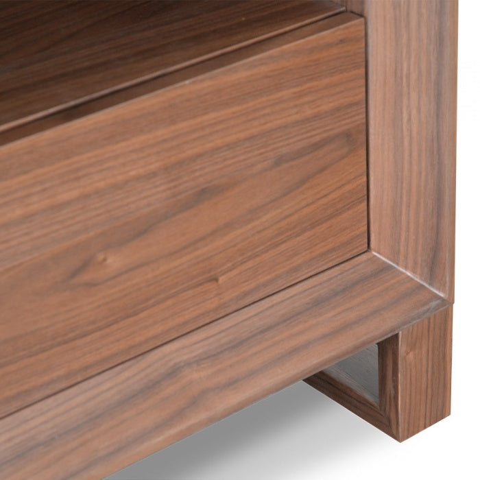 Liam Bedside Table - Walnut - Notbrand