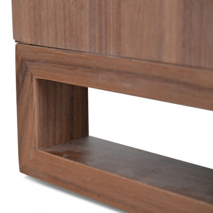 Liam Bedside Table - Walnut - Notbrand