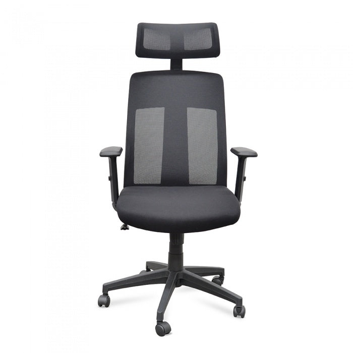 Tall Mesh Black Office Chair - Black - Notbrand