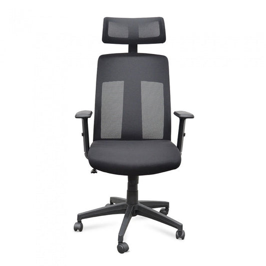 Tall Mesh Black Office Chair - Black - Notbrand