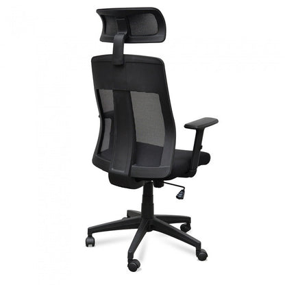 Tall Mesh Black Office Chair - Black - Notbrand